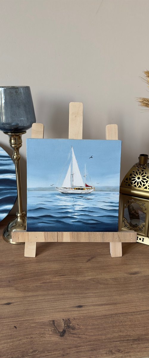 Sailing into the Quiet Blue by Irina Magon