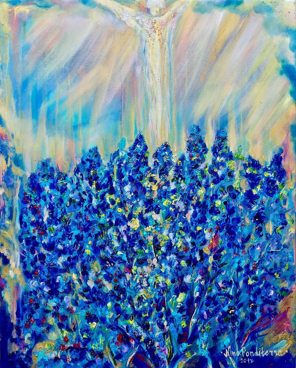 Lavender After The Rain By Nino Ponditerra, 16 X 20, Artwork For Sale On Artfinder