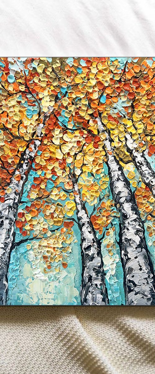 Birches trees by Sandra Zekk