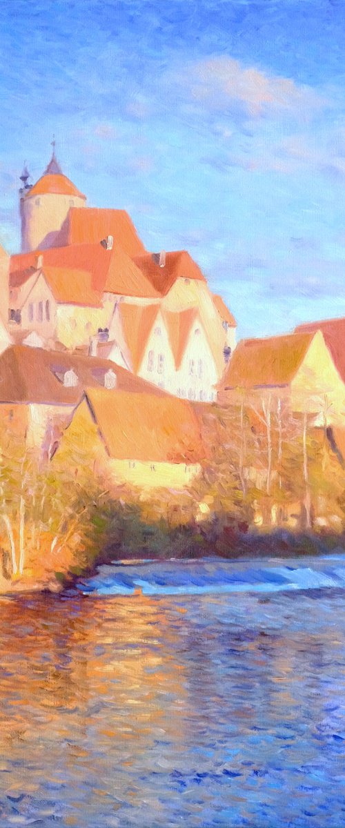 Besigheim at sunset by Richard Mierniczak