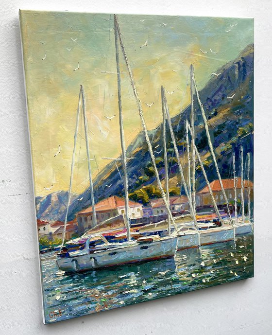"Yachts at the berth"