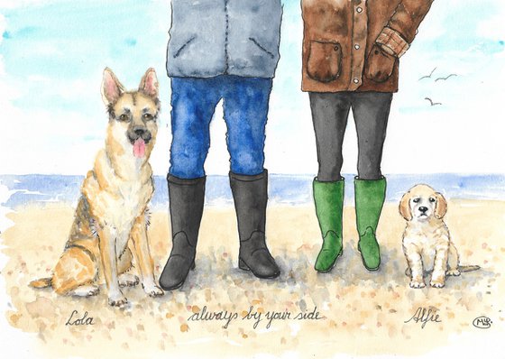 Dogs and Wellingtons