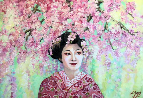 A Japanese Spring  日本の春 by Colette Baumback
