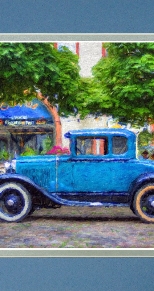 Car three in the style of Monet, Van Gogh. by Robin Clarke