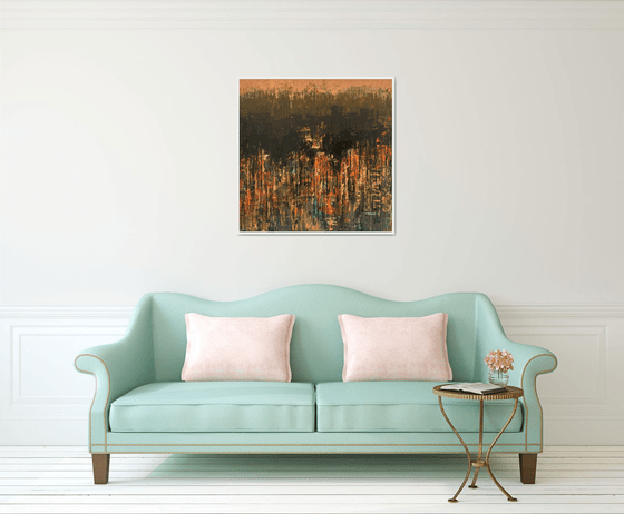 Brown Lake_36"X36"