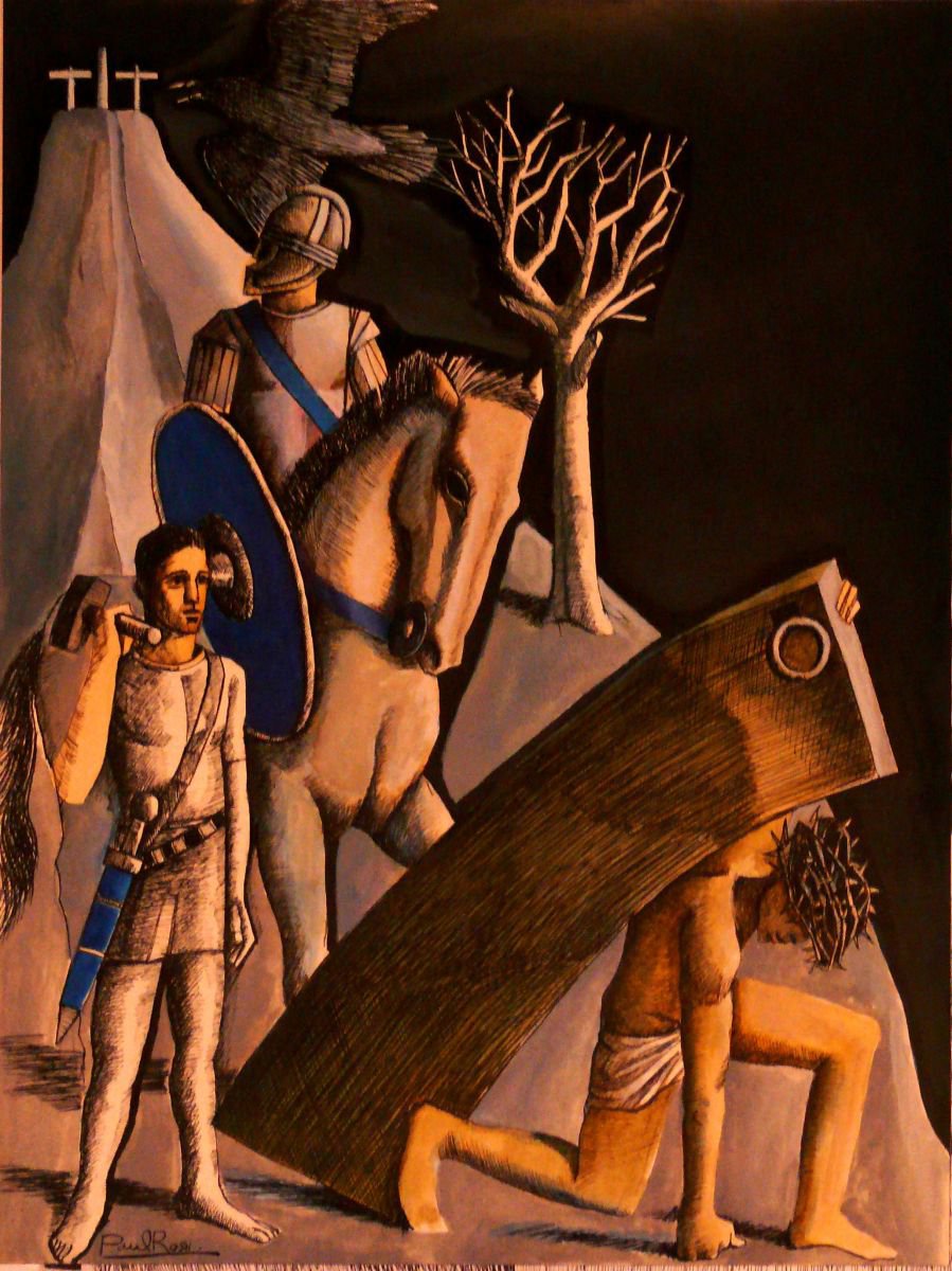 The Carrying Of The Cross by Paul Rossi