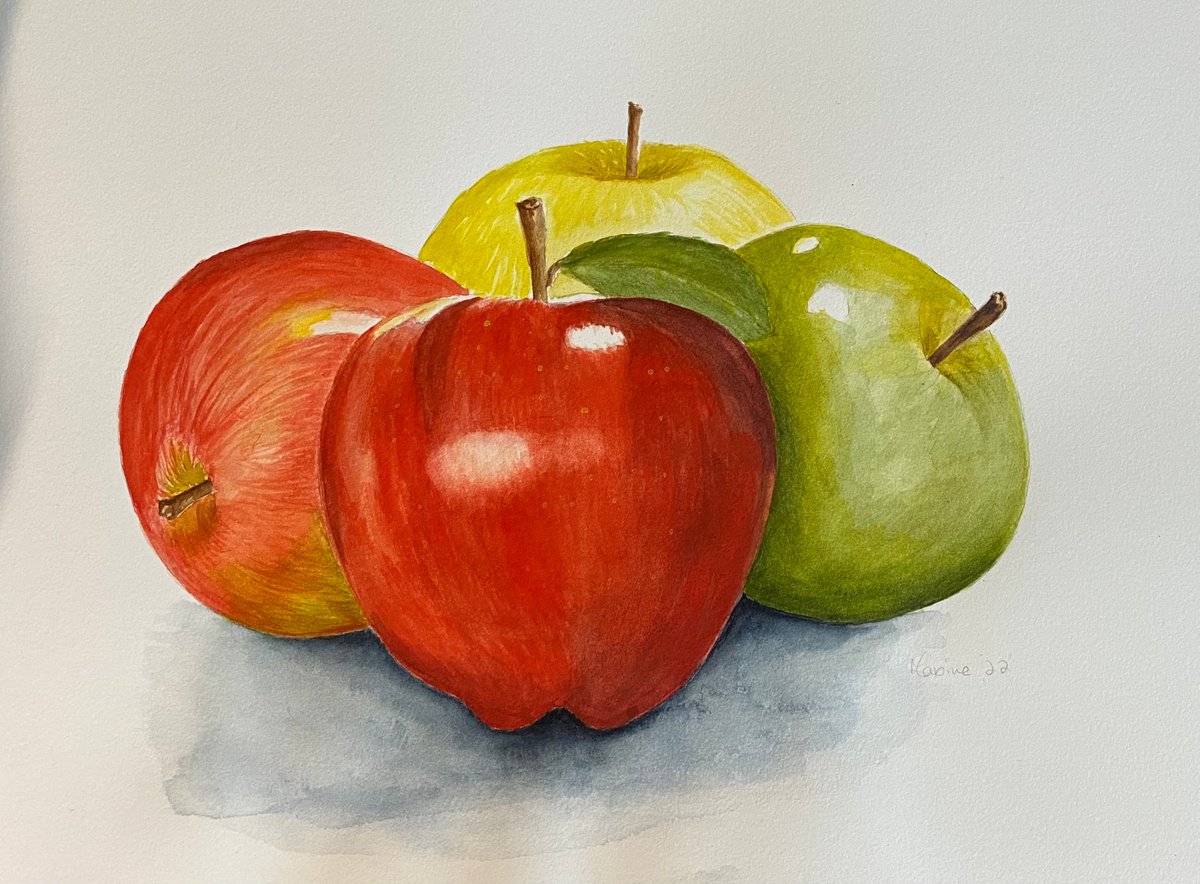 Apples by Maxine Taylor