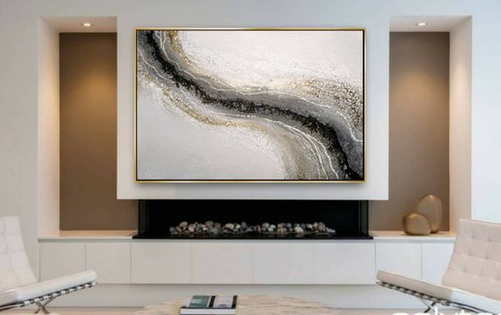 "Olympus " extra large abstract (100x150cm)