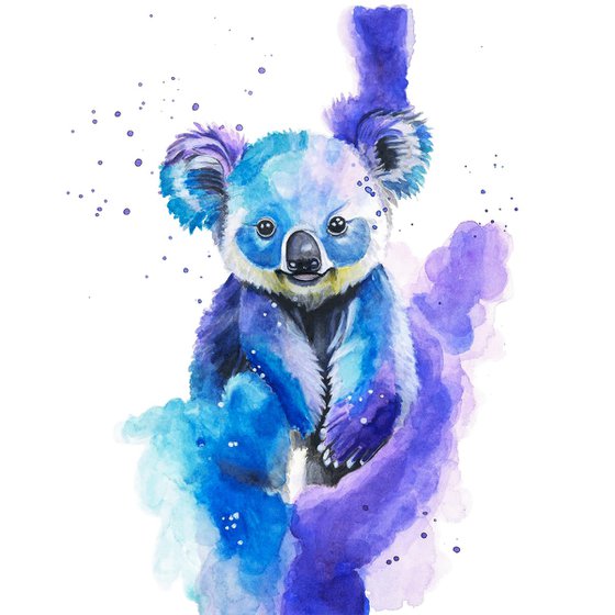 Colourful Koala Bear Painting