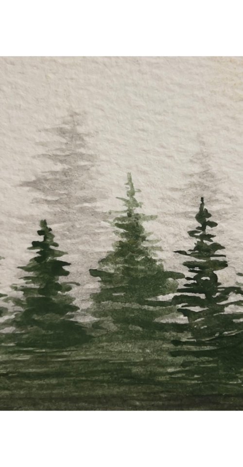 Waldlandschaft Part II - Miniature Art by Sophie Kruszynski