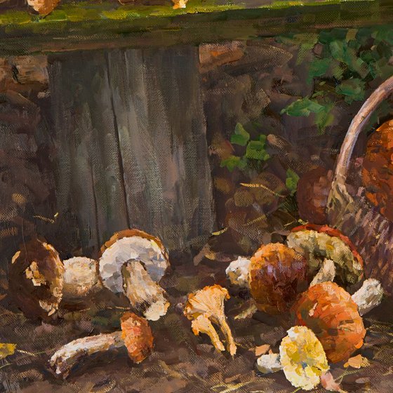 Still Life with Mushrooms