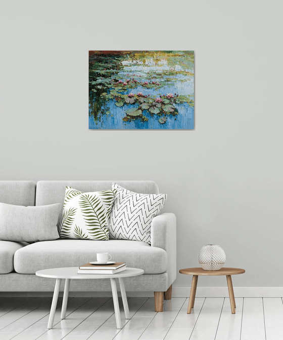 Pink Water Lilies