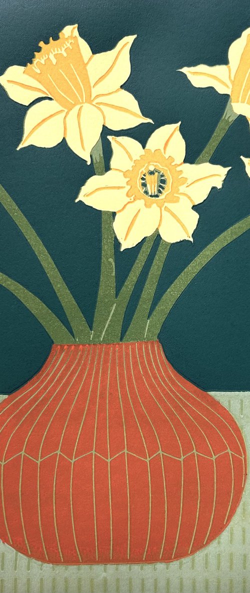 Daffodils by Nathalie Pymm Art