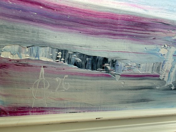 Silence between the waves. Diptych