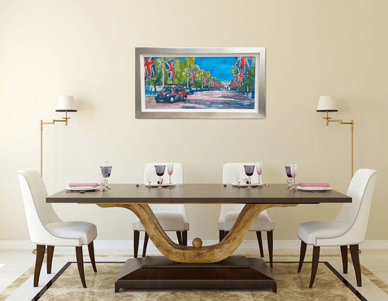 Union Jack celebrations in the Mall