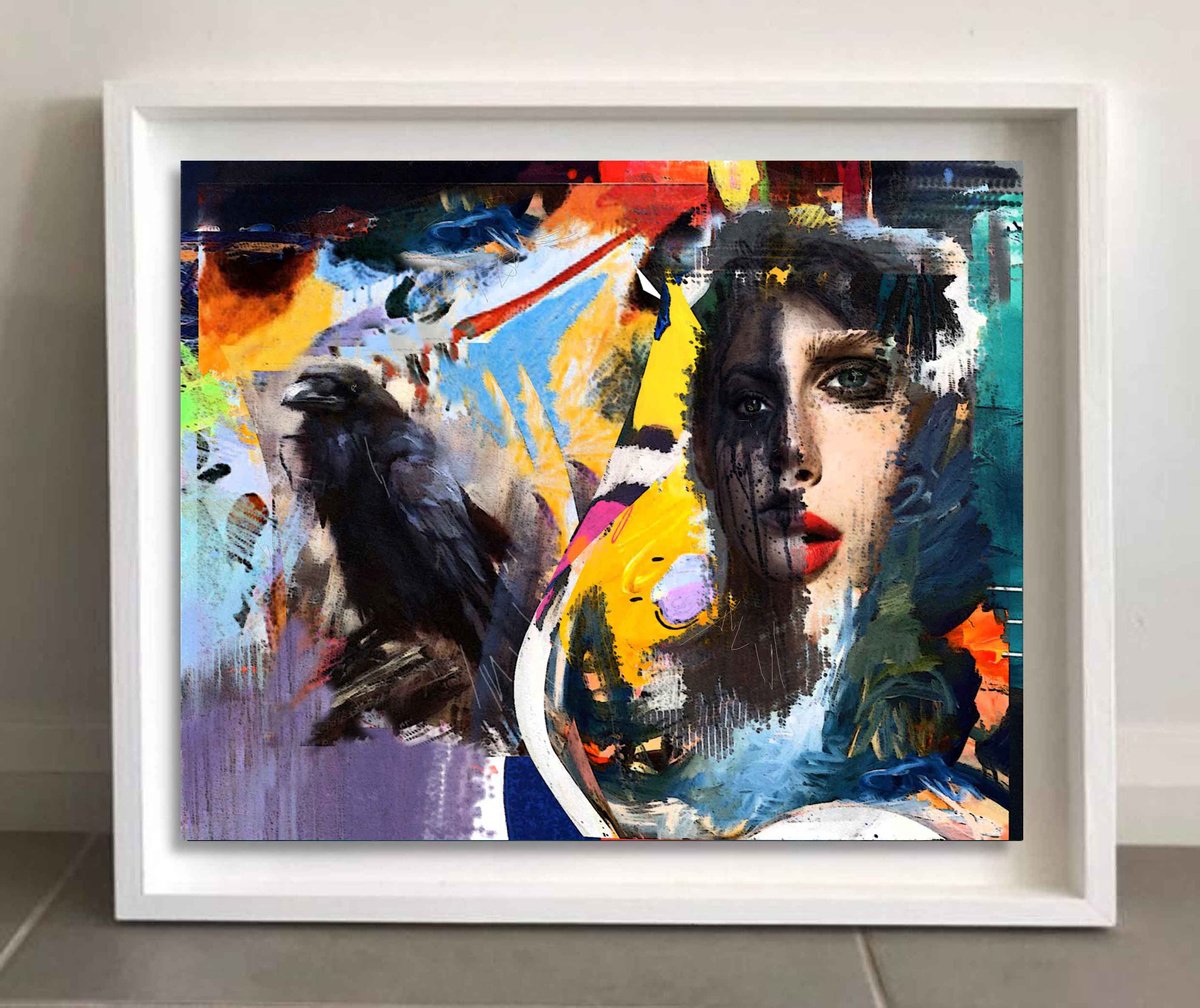 Urban And Pop Portrait Giclee Print By Mir-Jan, 24 X 20", Grejxxx, Original Artwork