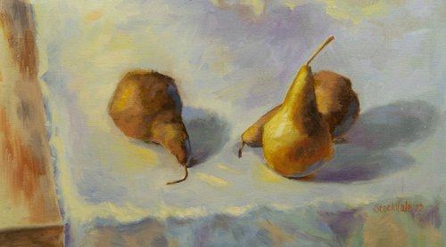 Three Pears by Maria Stockdale