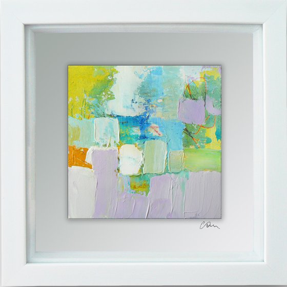 Framed ready to hang original abstract  - Industry #3