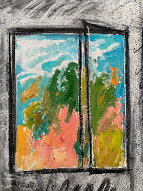 Spring. Two by the Window