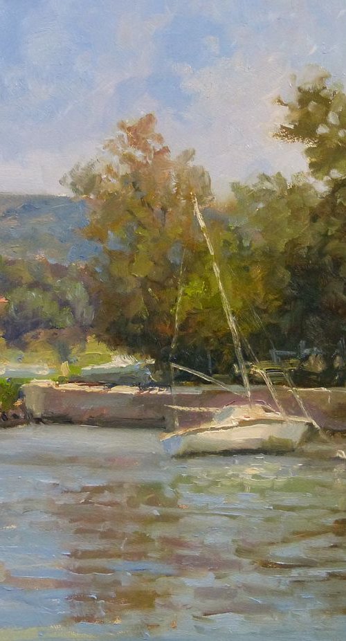 Boat at Istres by Pascal Giroud
