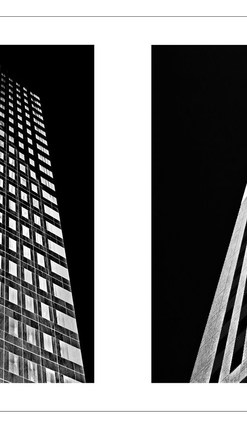 Structures and Textures 8/ Two Towers by Beata Podwysocka