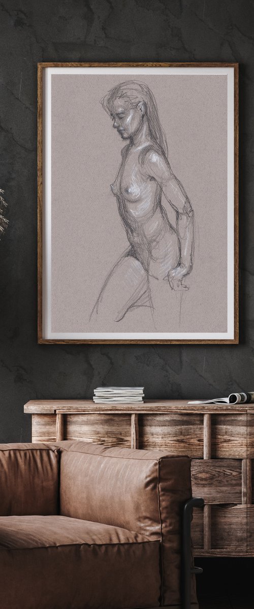 Sexy naked girl by Samira Yanushkova