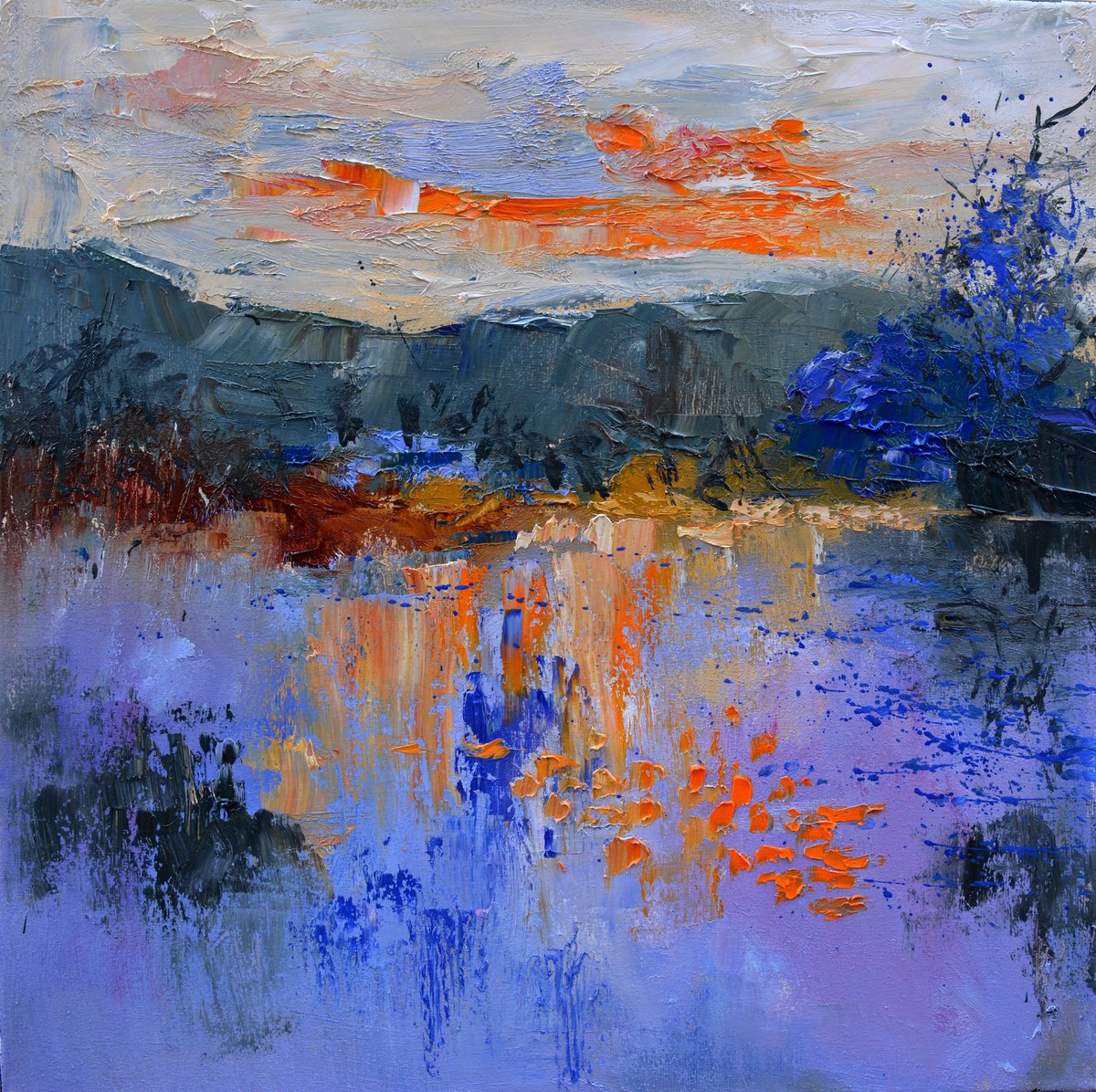 Blue lake 4420 by Pol Henry Ledent