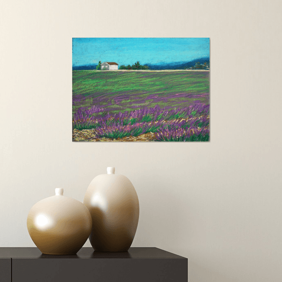 Lavender fields... /  ORIGINAL PAINTING