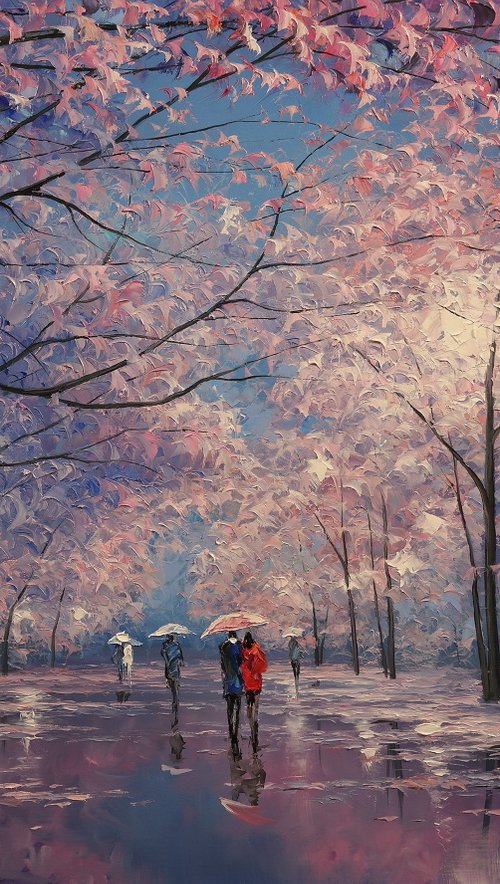 "Walk in the spring" by Gennady Vylusk