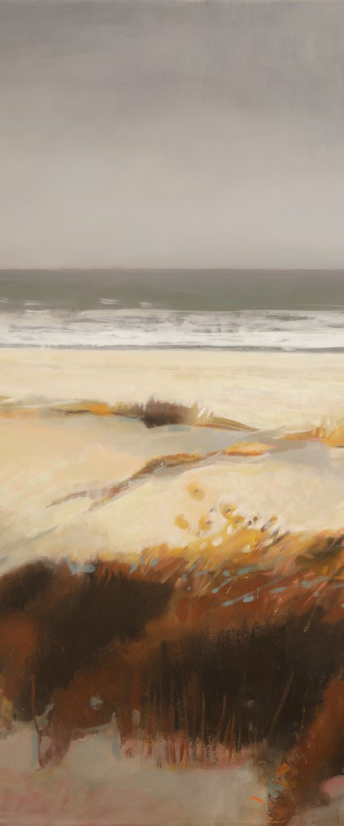 Warm Memories 48x60" Oil Acrylic by Bo Kravchenko by Bo Kravchenko