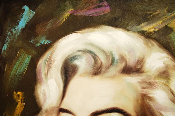 Marilyn Monroe Portrait | Black Edition No.08