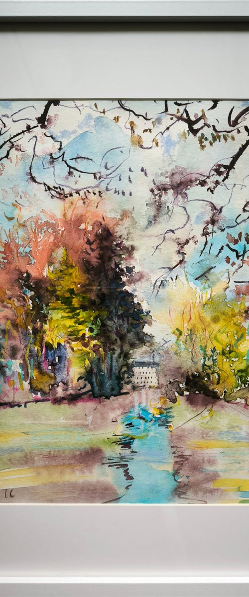 Lac Saint Mandé 2 by Linda Clerget