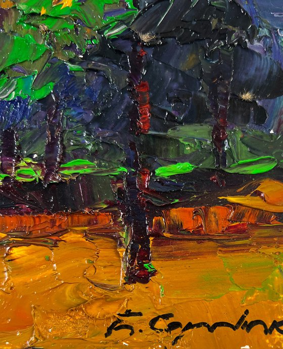 The Road to the Green Dense Forest