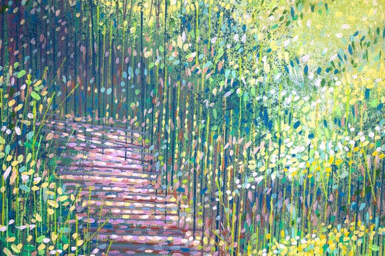 Forest Path In Sunlight