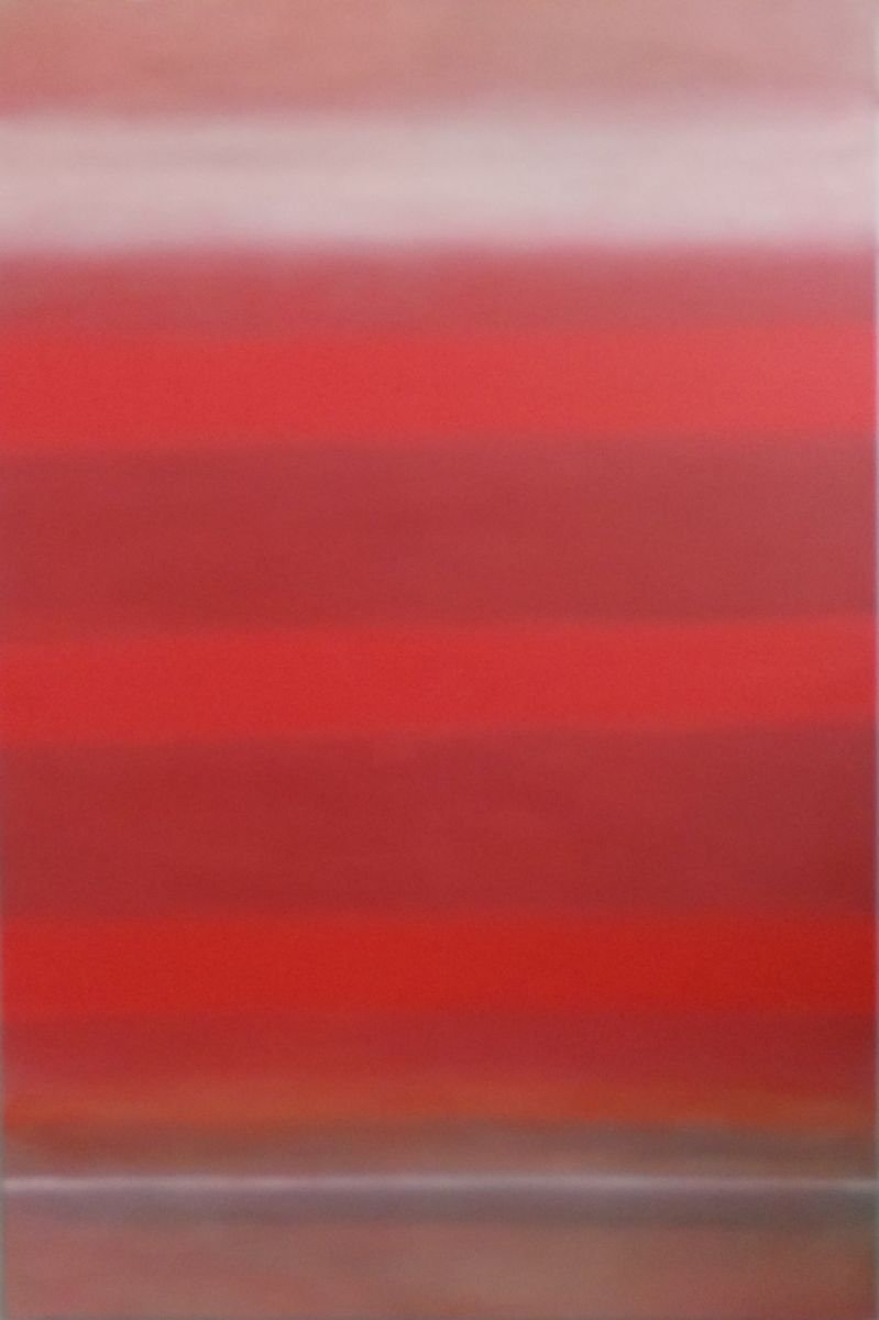 Abstract Acrylic Painting By Michael Rofka, 47 X 71", Rising, Original Artwork