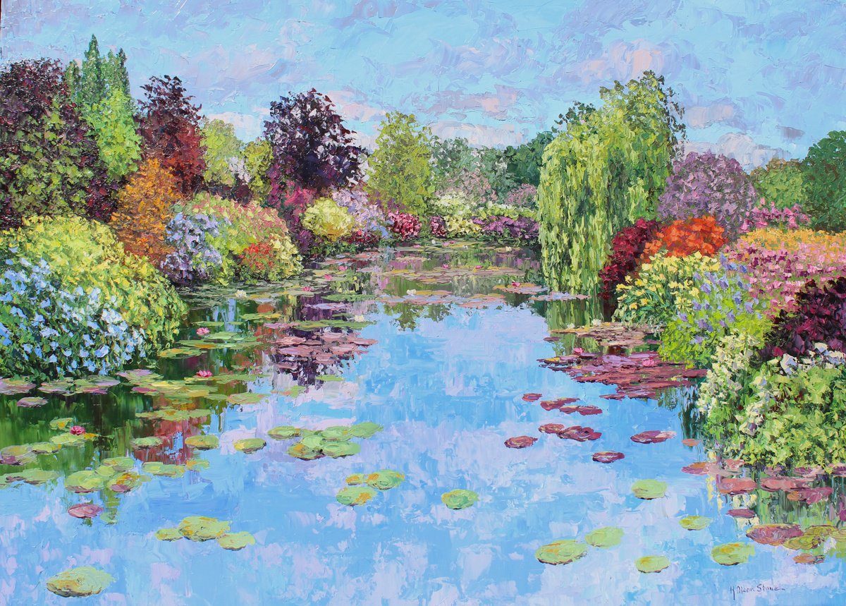 Giverny In Full Bloom by Kristen Olson Stone