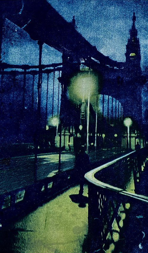 While You Were Sleeping (Hammersmith Bridge) by Diane McLellan