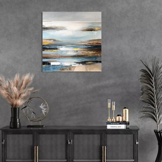 Teal Reflections of Daybreak