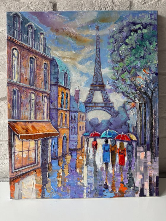 Paris in the rain