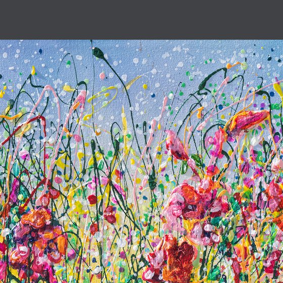 Pollocks Meadow Bloom Original Art