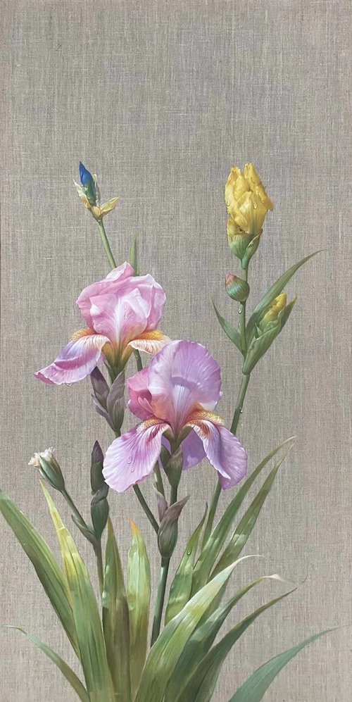 Elegant flowers 205 by Kunlong Wang