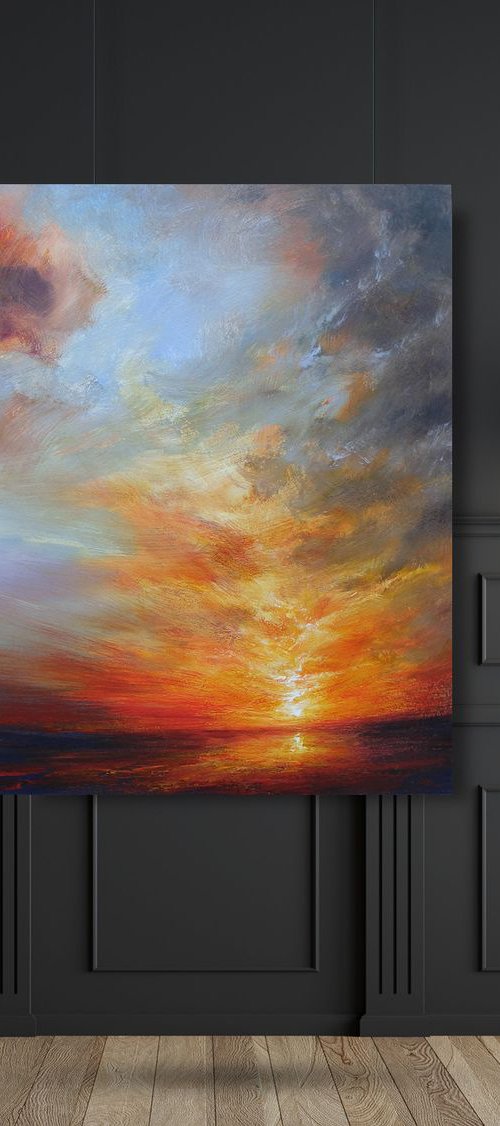 " True illusions " W80xH80cm Large painting !!! by Ivan  Grozdanovski