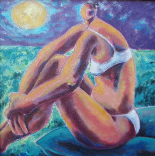 "Moon Bath II" by Lorie Schackmann
