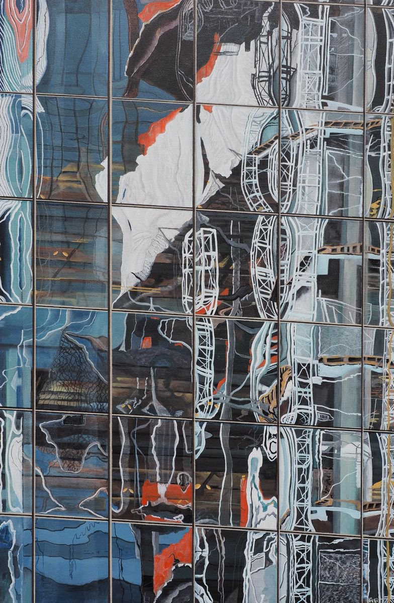 Hudson Yards Reflection 2 By Steven Fleit, 24 X 36, Artwork For Sale On Artfinder