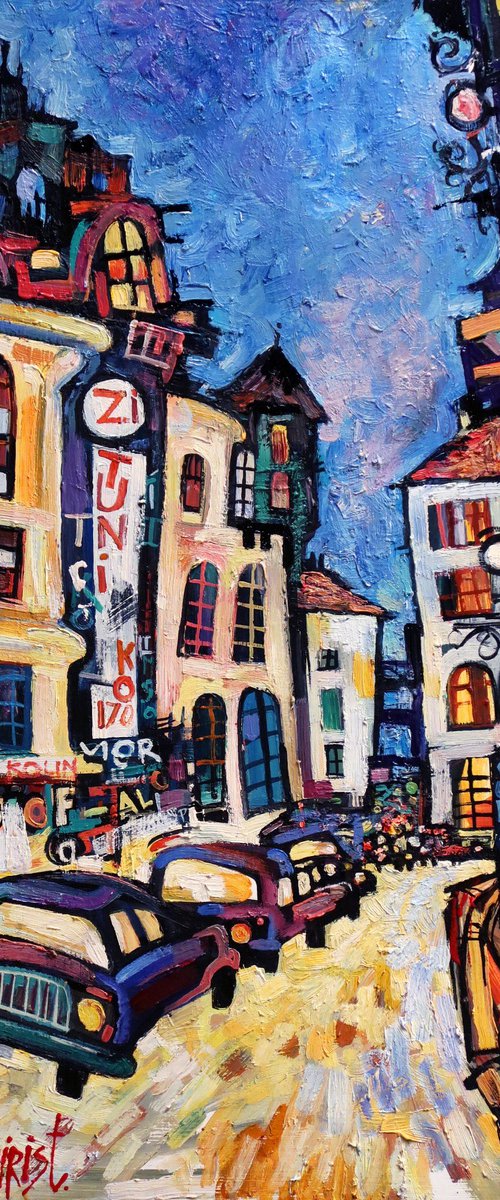 Happy evening in Paris. by Nikifor Swiristuhin