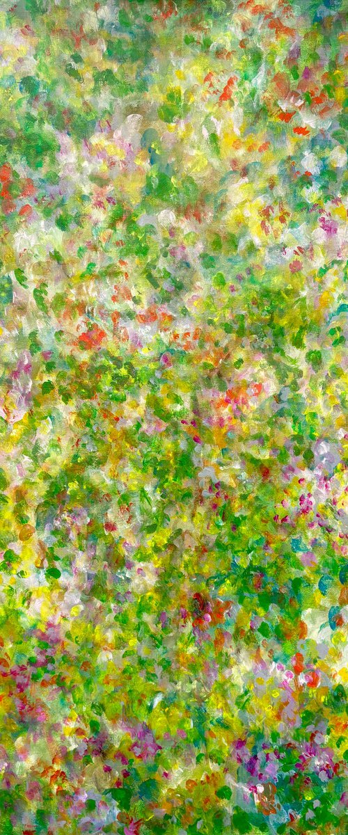 Floral Map of a Sunlit Garden by Katia Ricci
