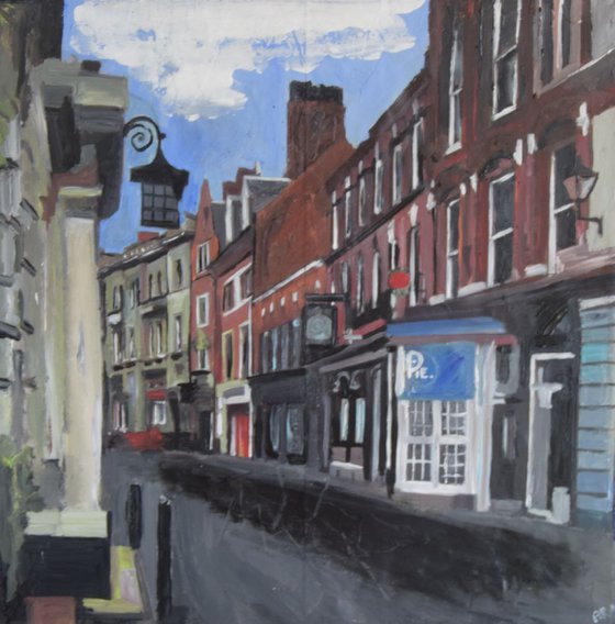 Hull, A View of the Old Town Near the Market