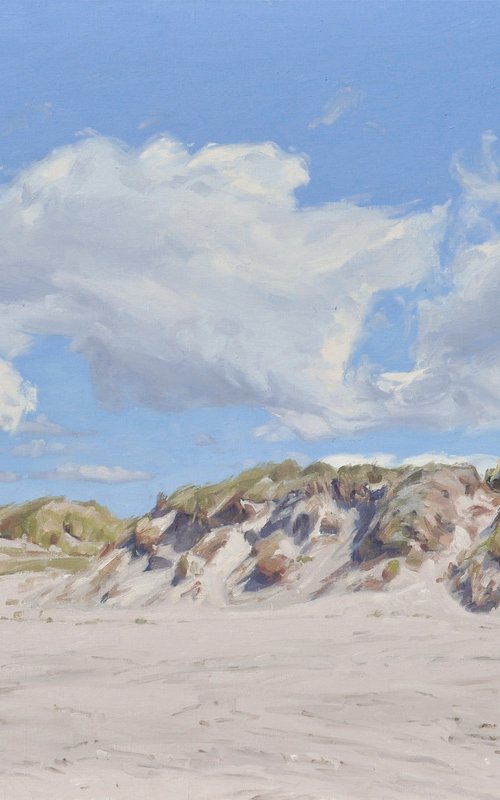 Clouds above the sand dunes by ANNE BAUDEQUIN