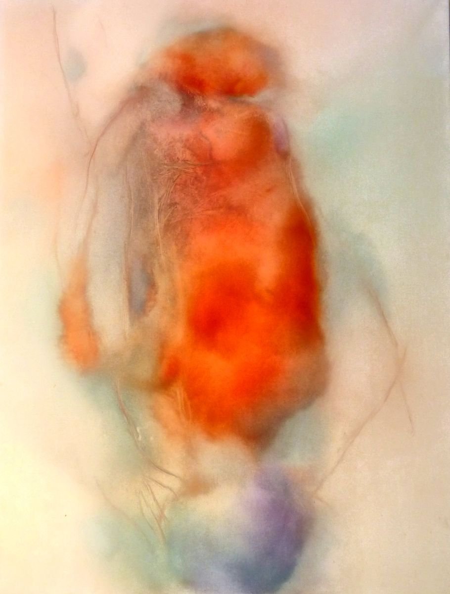 Abstract Oil Painting By Frederic Belaubre, 35 X 46, Oil On Canvas #20 116X89, Original Artwork