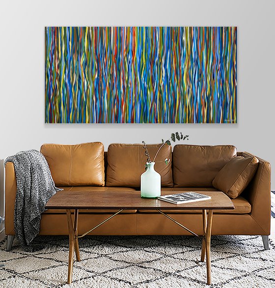 Jungle Soul - 183 x 92cm acrylic on canvas